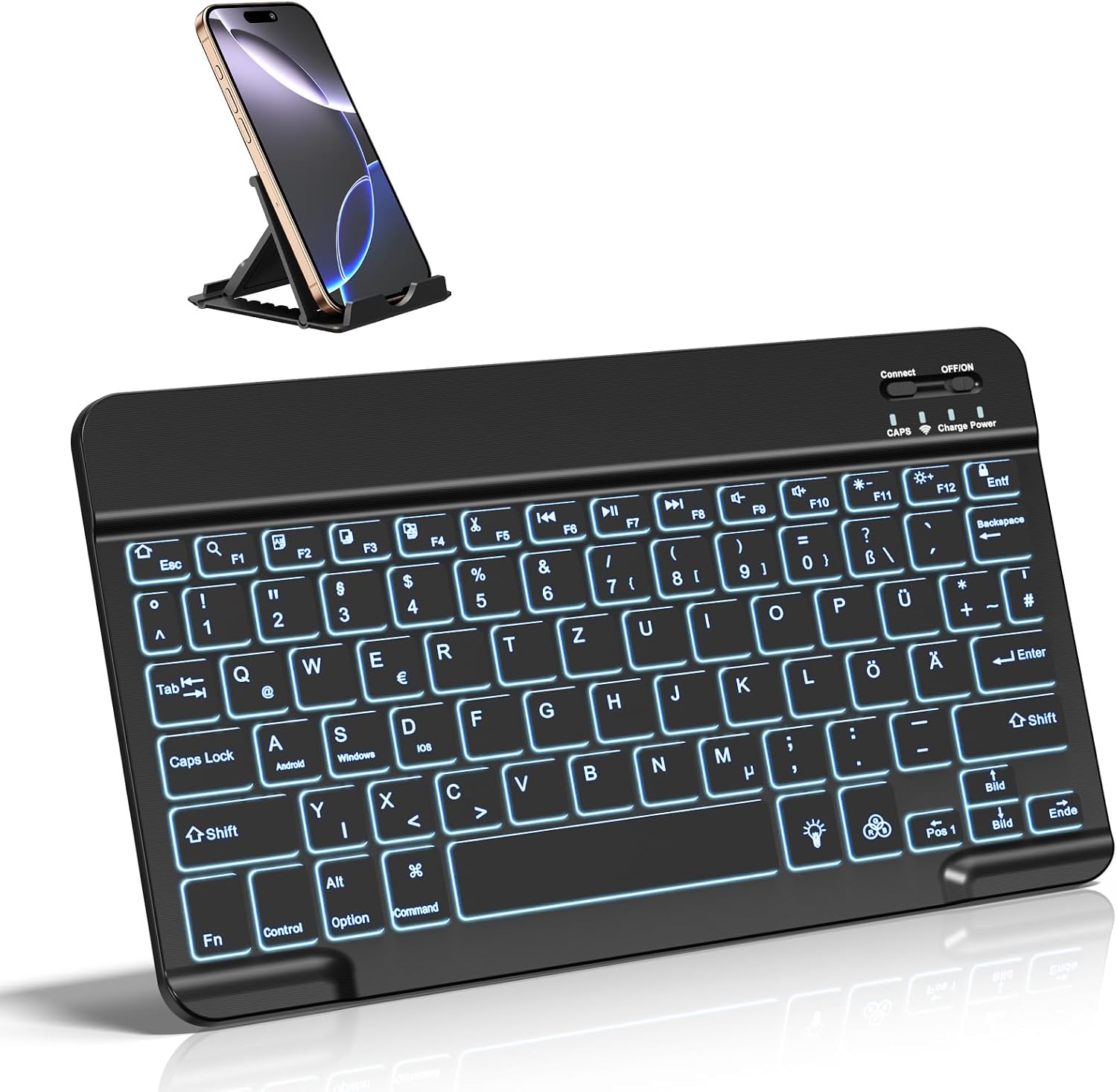 Detalle de Vobafe Bluetooth Tastatur 420mAh