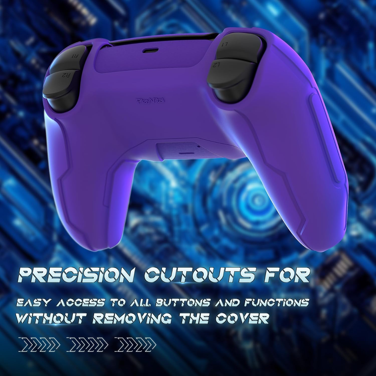 Detalle 2 de playvital Mecha Edition silicone cover for PS5 controller