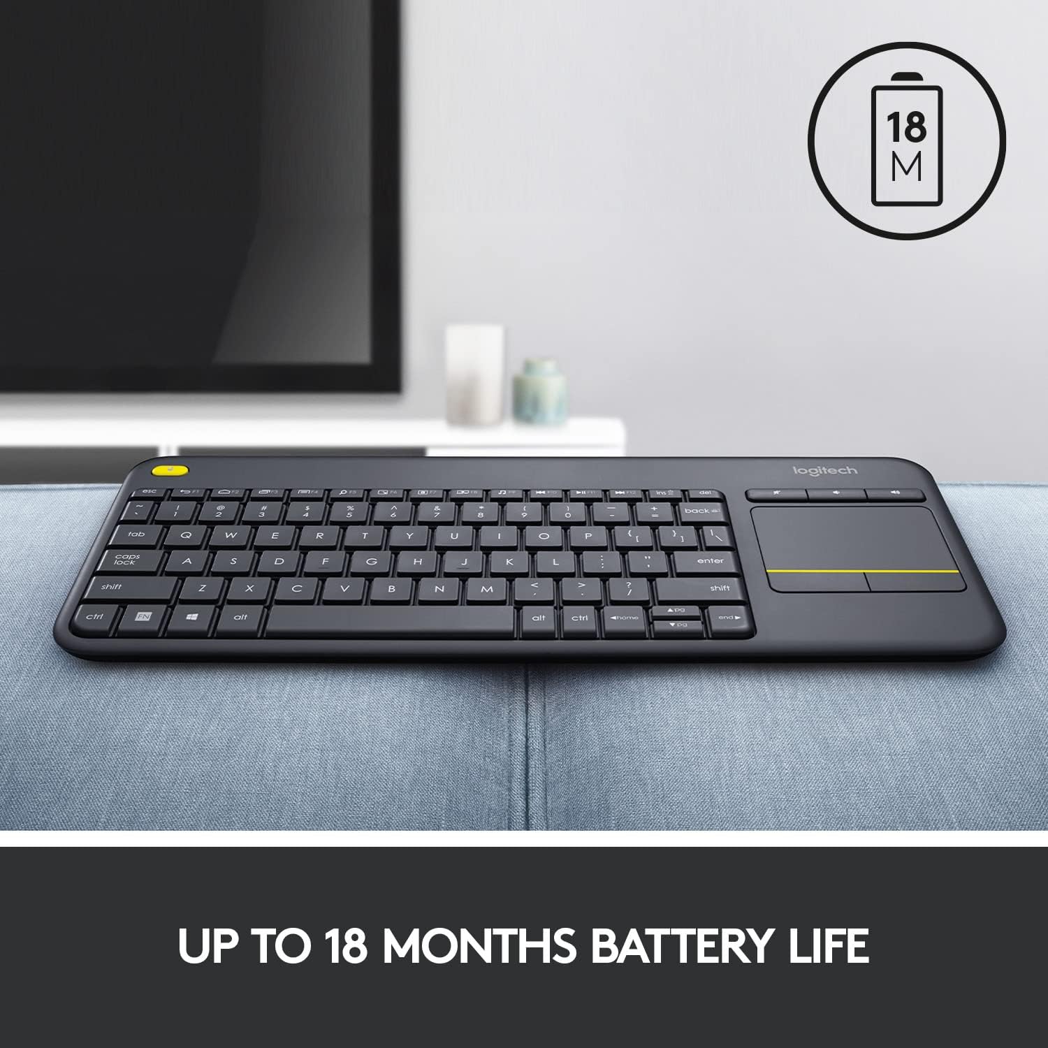 Thumbnail 6 de Logitech K400 Plus Wireless Touch TV Keyboard for Media Control