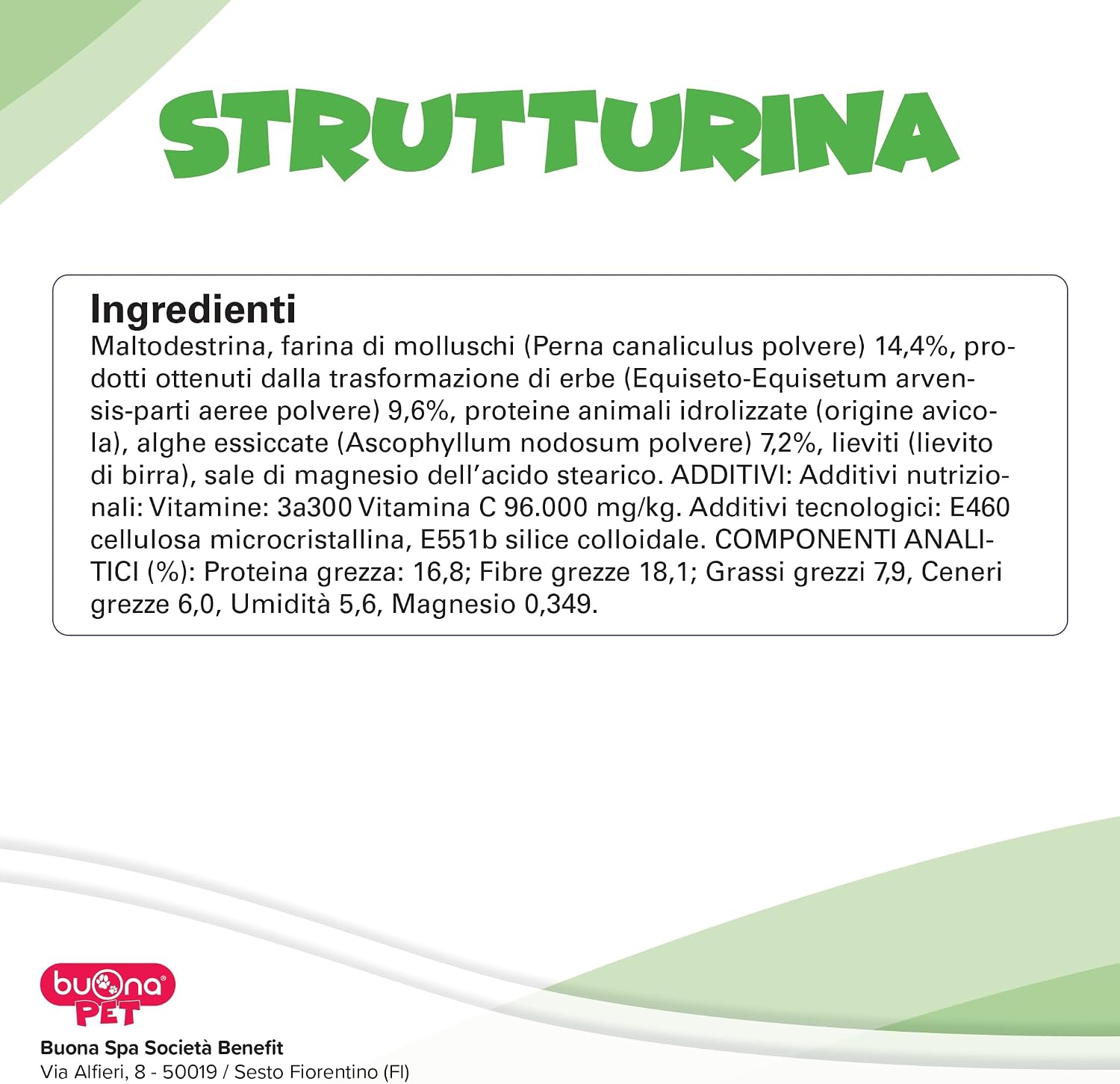 Thumbnail 6 de Buona Pet Strutturina: Integratore Articolazioni, Tendini e Legamenti per Cani e Gatti