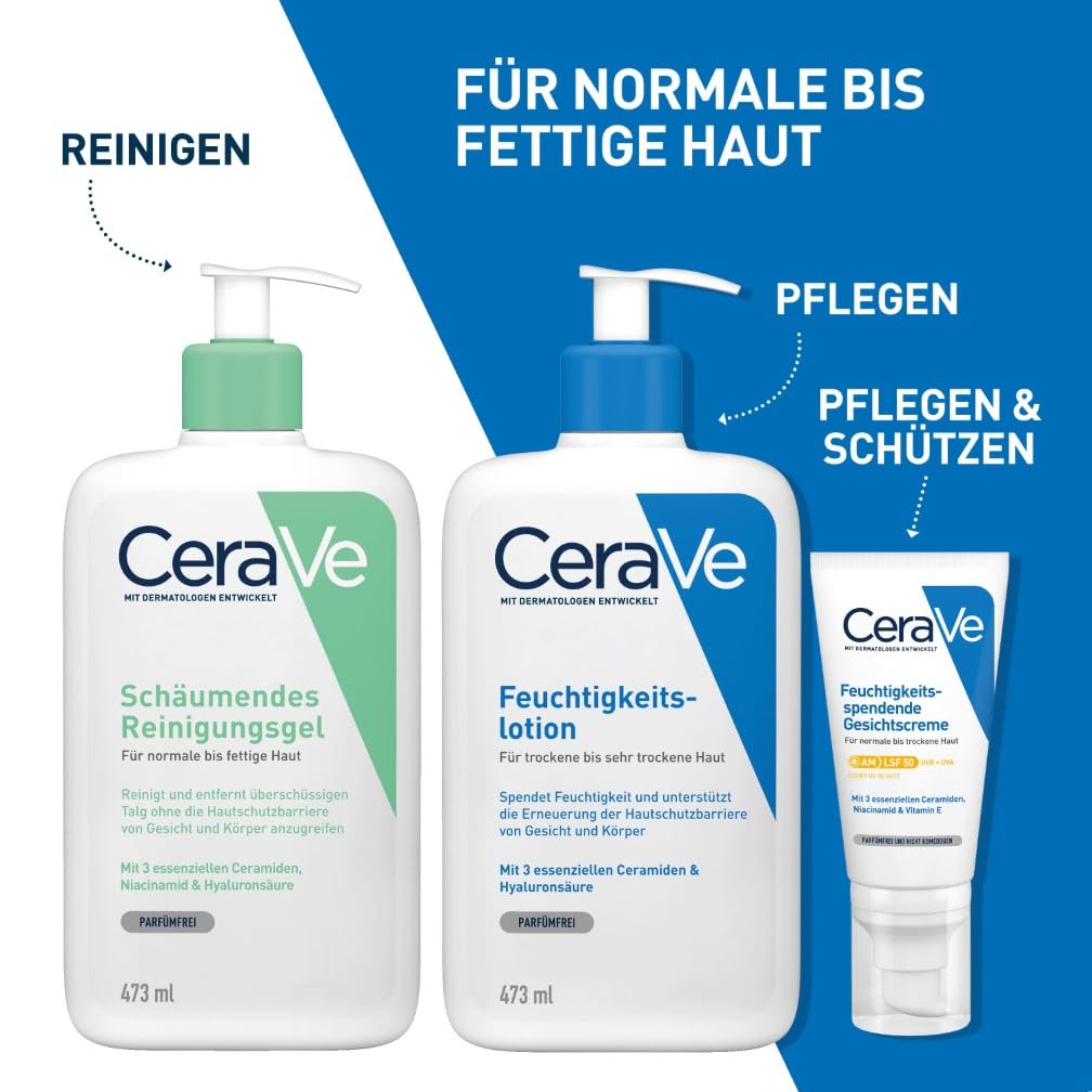 Thumbnail 6 de CeraVe Schäumendes Reinigungsgel – feuchtigkeitsspendend, hautstärkend, für normale bis fettige Haut