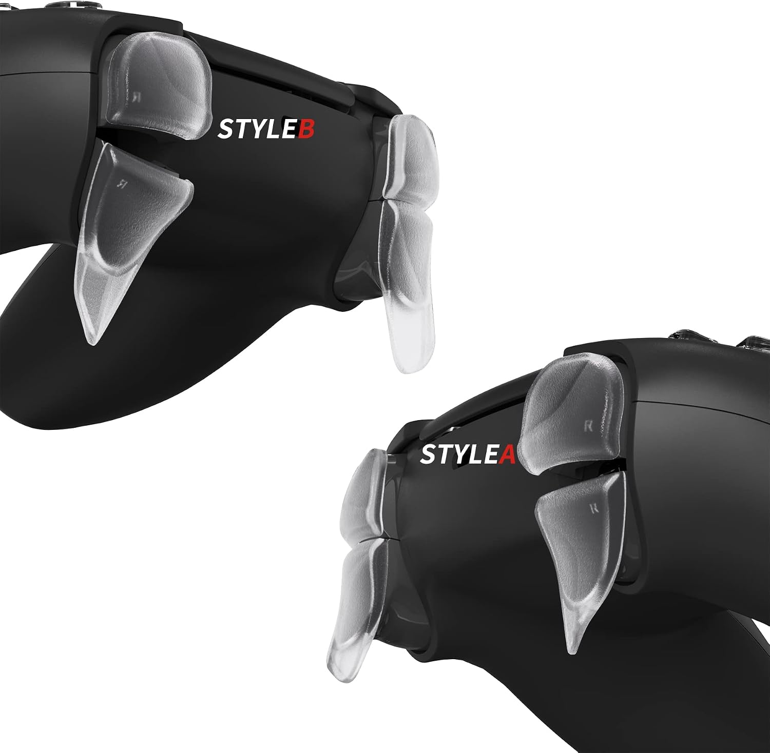 Thumbnail 5 de PlayVital BLADE 2 Pairs Shoulder Buttons Extension Triggers for PS5 Controller