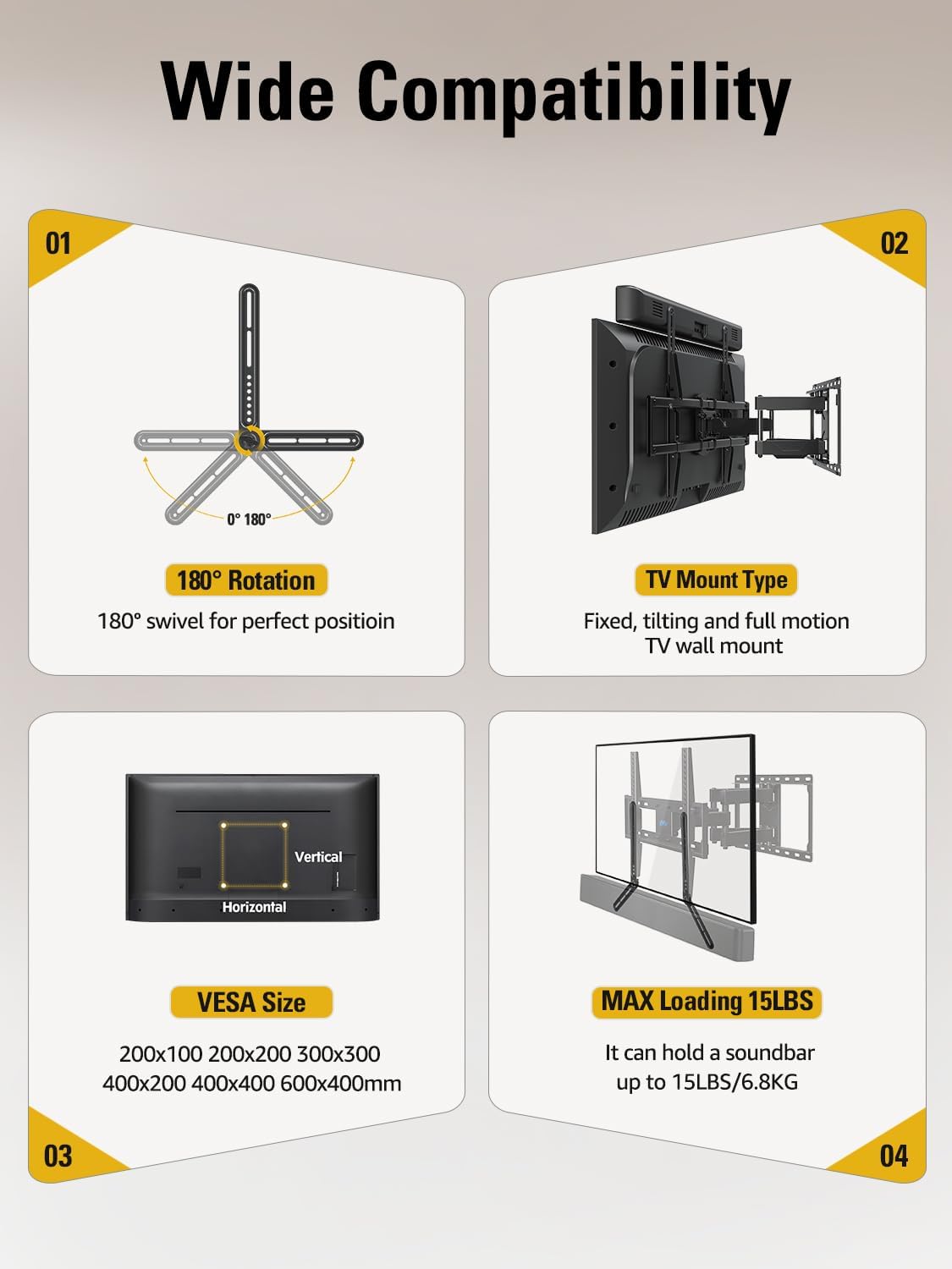 Thumbnail 3 de Mounting Dream Soundbar Mount, Universal Fit