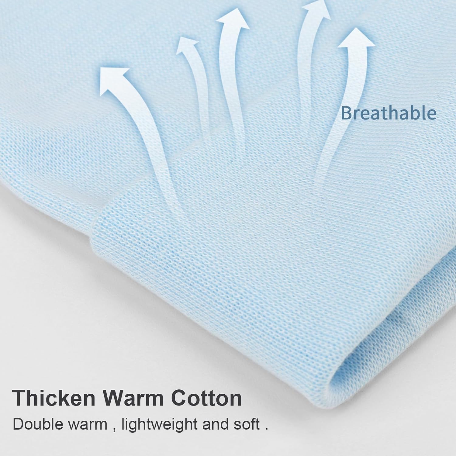 Detalle 2 de DRESHOW 4-pack baby beanie set for newborns and toddlers (soft knit, hospital-style caps)