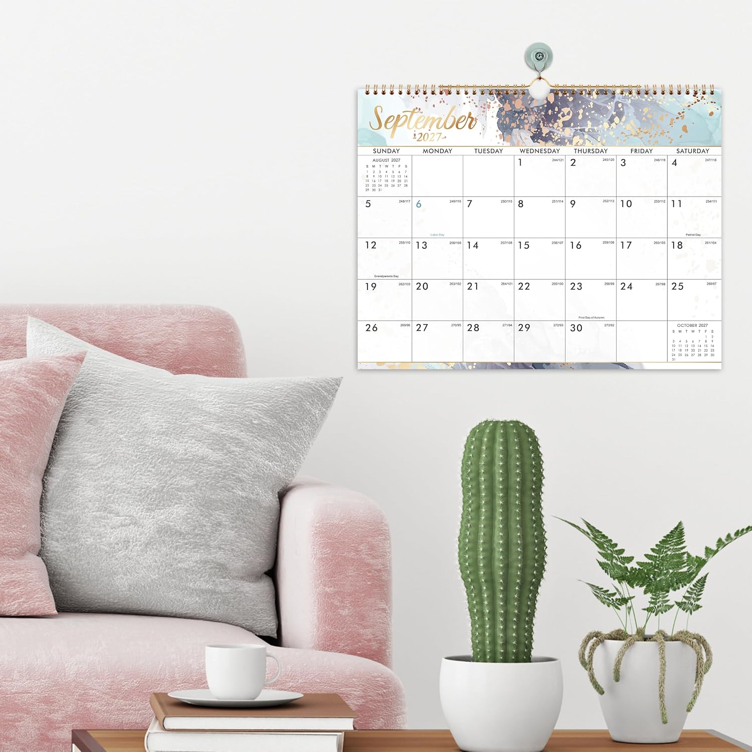 Thumbnail 5 de 2026 Wall Calendar 14.8 x 11.4 inches ๐