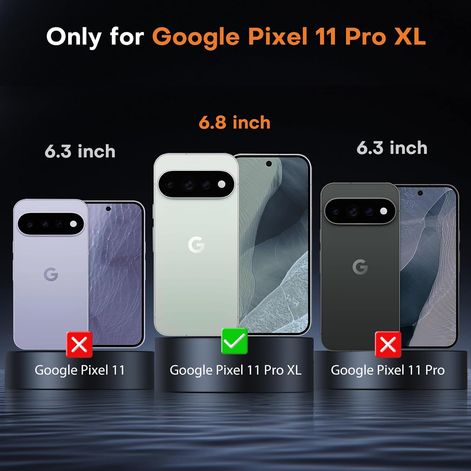 Detalle 2 de OMOTON Pixel 11 Pro XL screen protector 6.8-inch