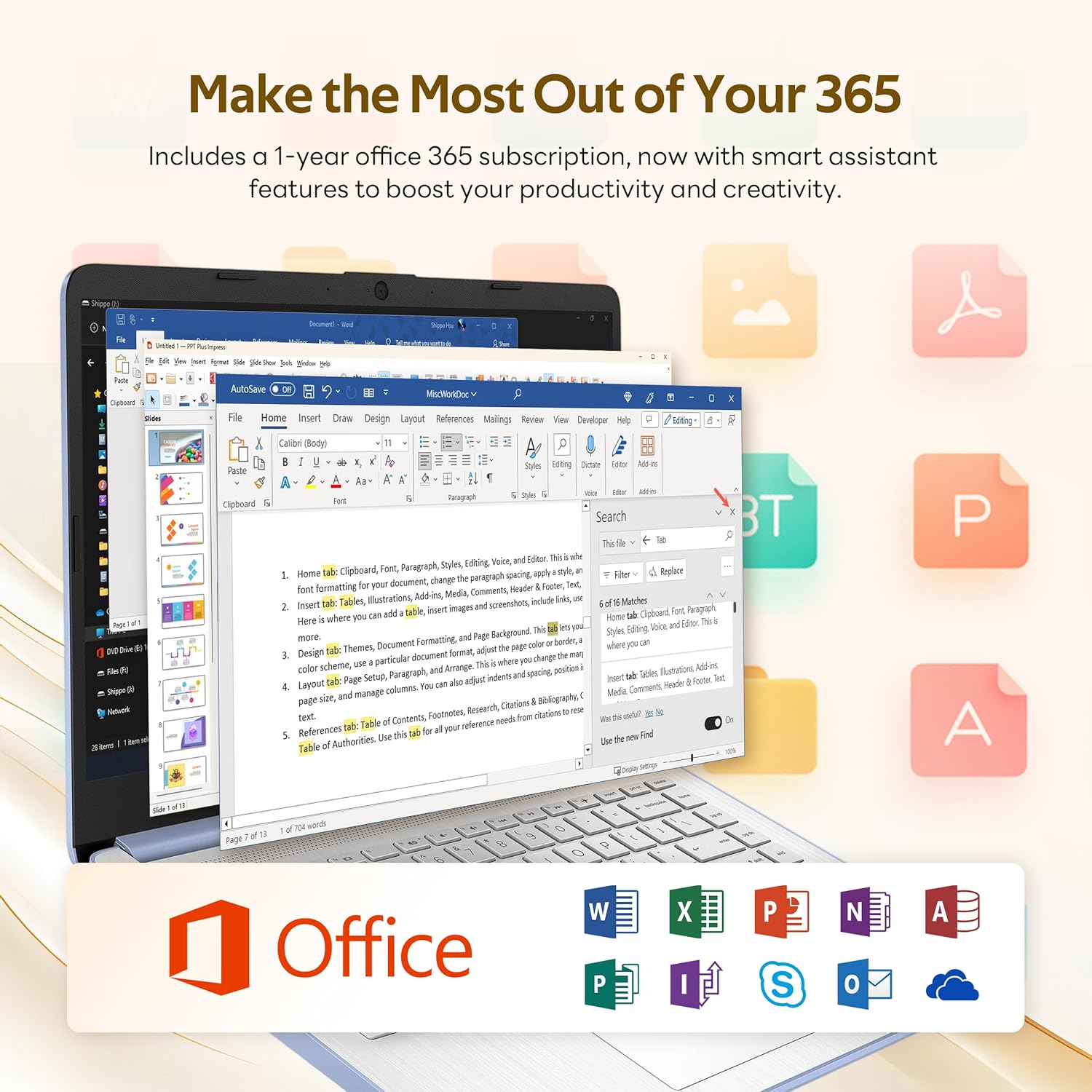 Thumbnail 5 de HP Flagship 14-inch Student & Business Laptop (13th Gen Intel N150, 4GB RAM, 128GB UFS + 1TB Dock, Windows 11 S) with Copilot — Sky Blue