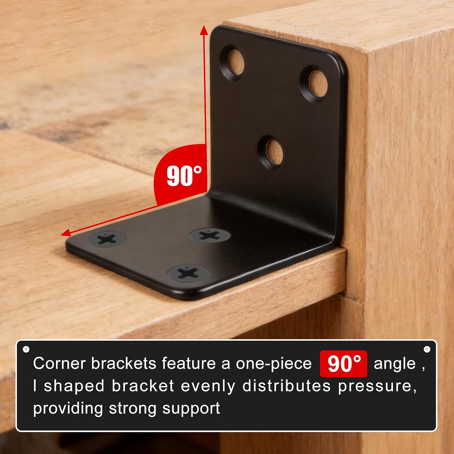 Thumbnail 6 de 90 degree angle bracket kit 10 pcs 40mm