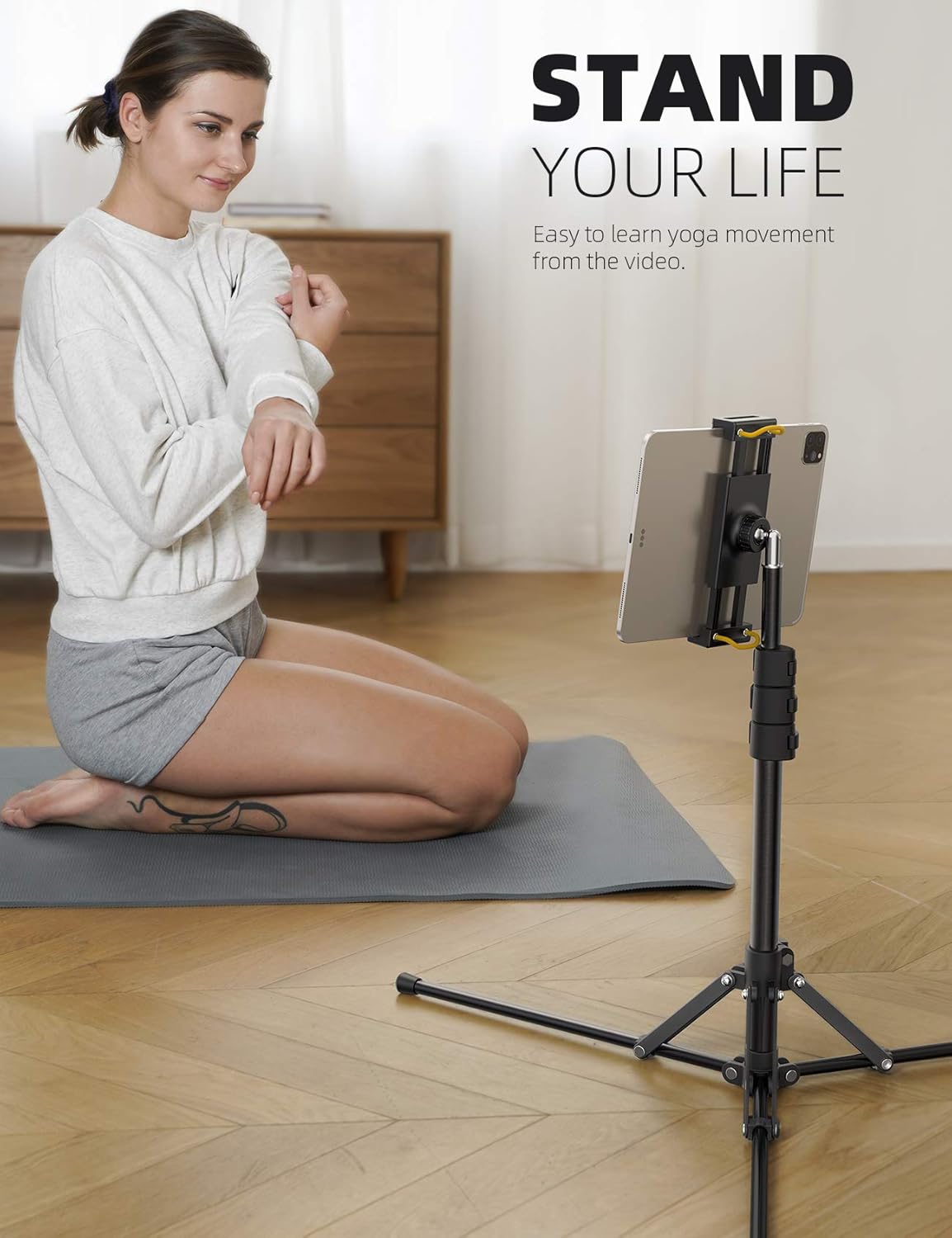 Thumbnail 2 de Lamicall iPad Tripod Stand 65" adjustable height