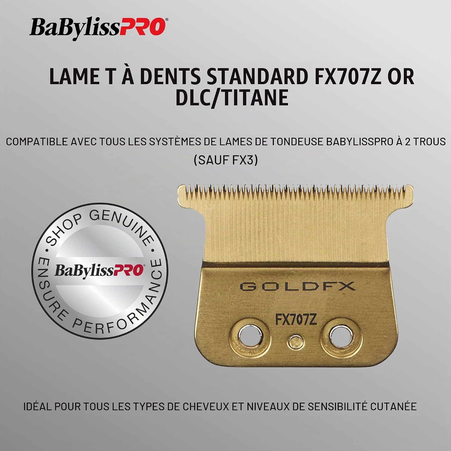 Detalle de BaBylissPRO FX707Z reservemes voor FX787 en LoPROFX met DLC-coating