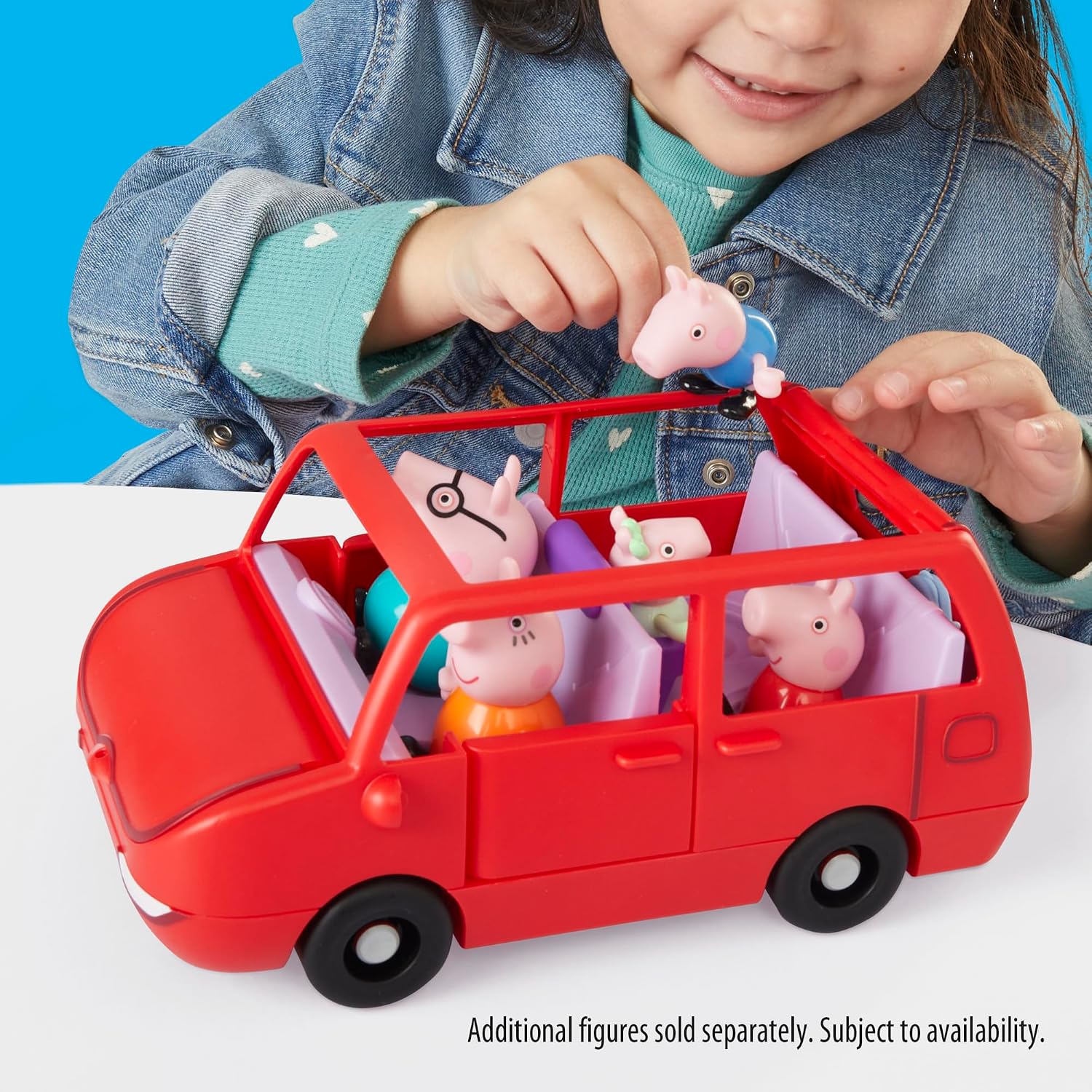 Detalle de Peppa Pig Peppa's Big Family Car Playset
