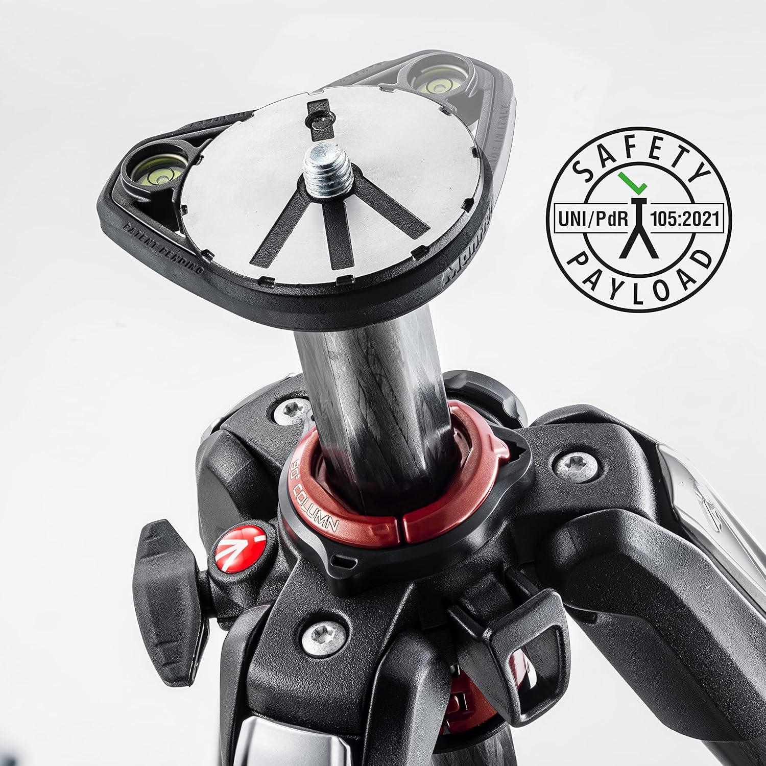 Detalle de Manfrotto 055XPRO 3‑Section Carbon Fiber Tripod 170 cm