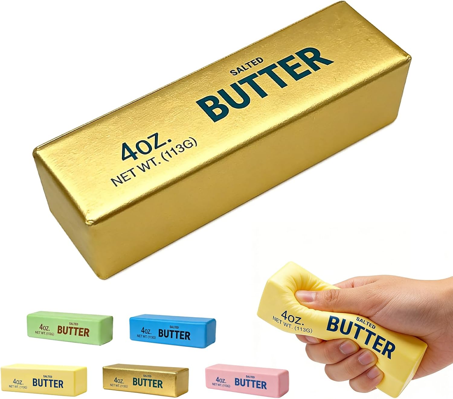 Thumbnail 6 de Butter Squishy: Slow-Rising Cream-Scented Butter Fidget Toy for Stress Relief and Desk Decor