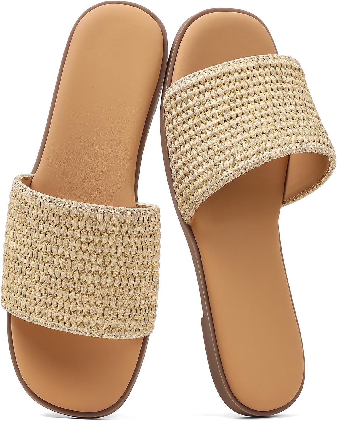 Thumbnail 6 de Tscoyuki Slides Sandals for Women — Basic Slip-On Flat Sandals with Open Toe