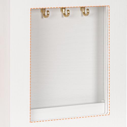 Thumbnail 6 de HOOBRO Caja Joyero de 4 Niveles con Ventana Transparente (EWD09JB04) – Organizador de Joyería en Blanco y Dorado