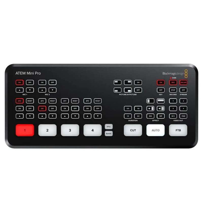 Detalle de BLACKMAGIC ATEM Mini Pro: Mesa de realización profesional
