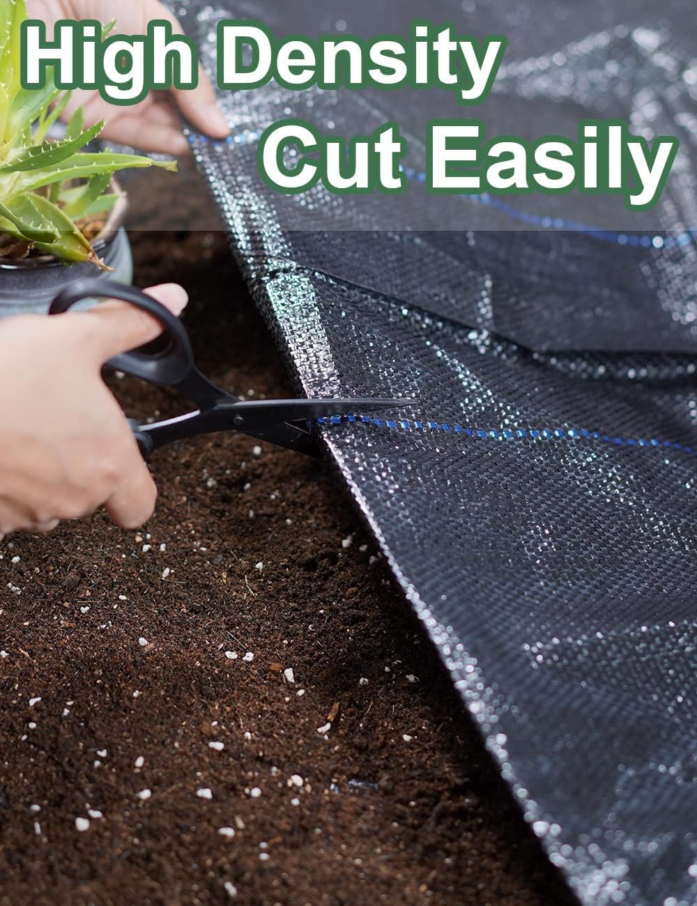 Thumbnail 6 de wohohoho 3.3ft x 82ft Weed Control Membrane Roll – Heavy-Duty Landscape Fabric