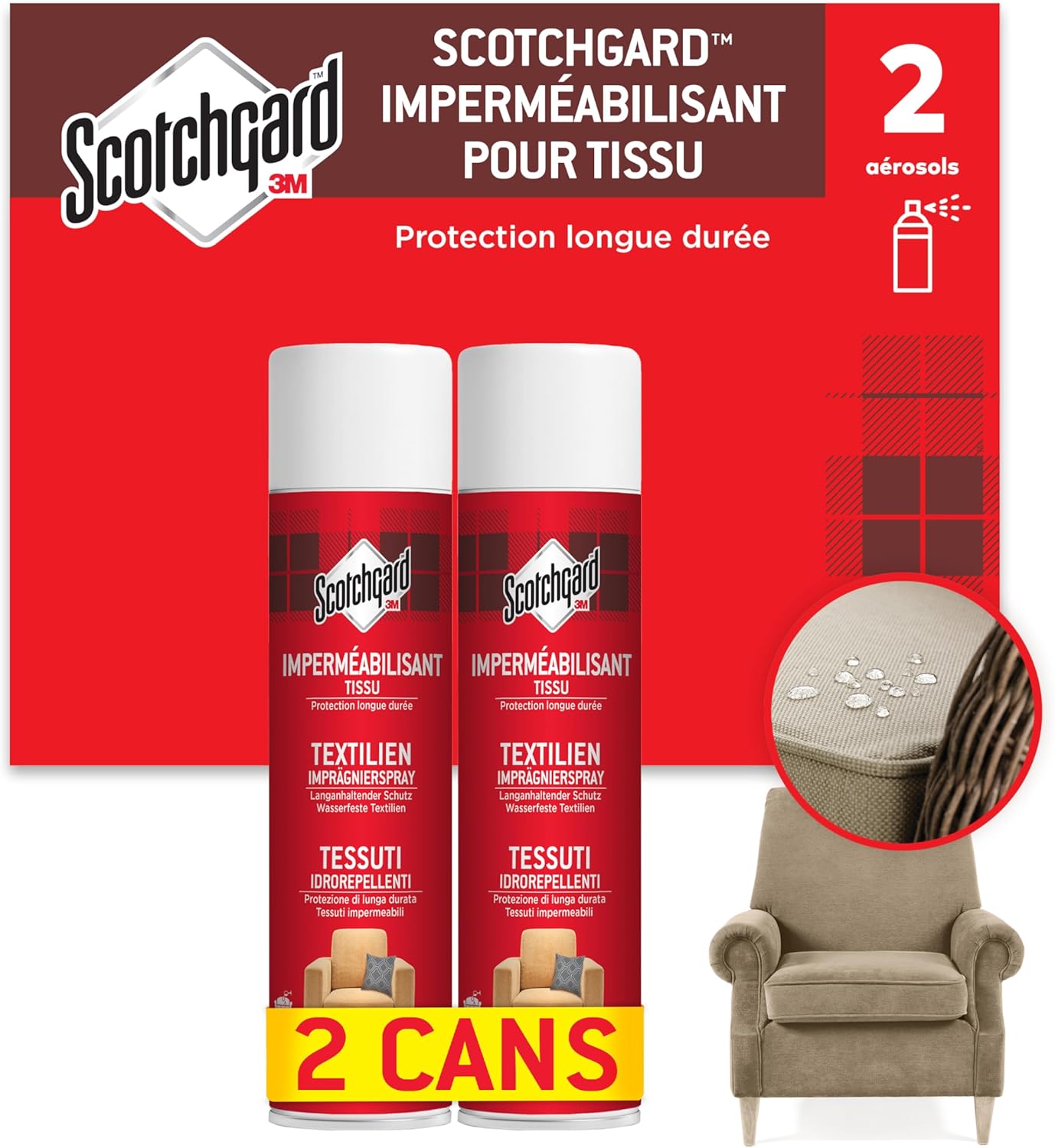 Thumbnail 2 de Scotchgard Spray Imperméabilisant 2x400 ml