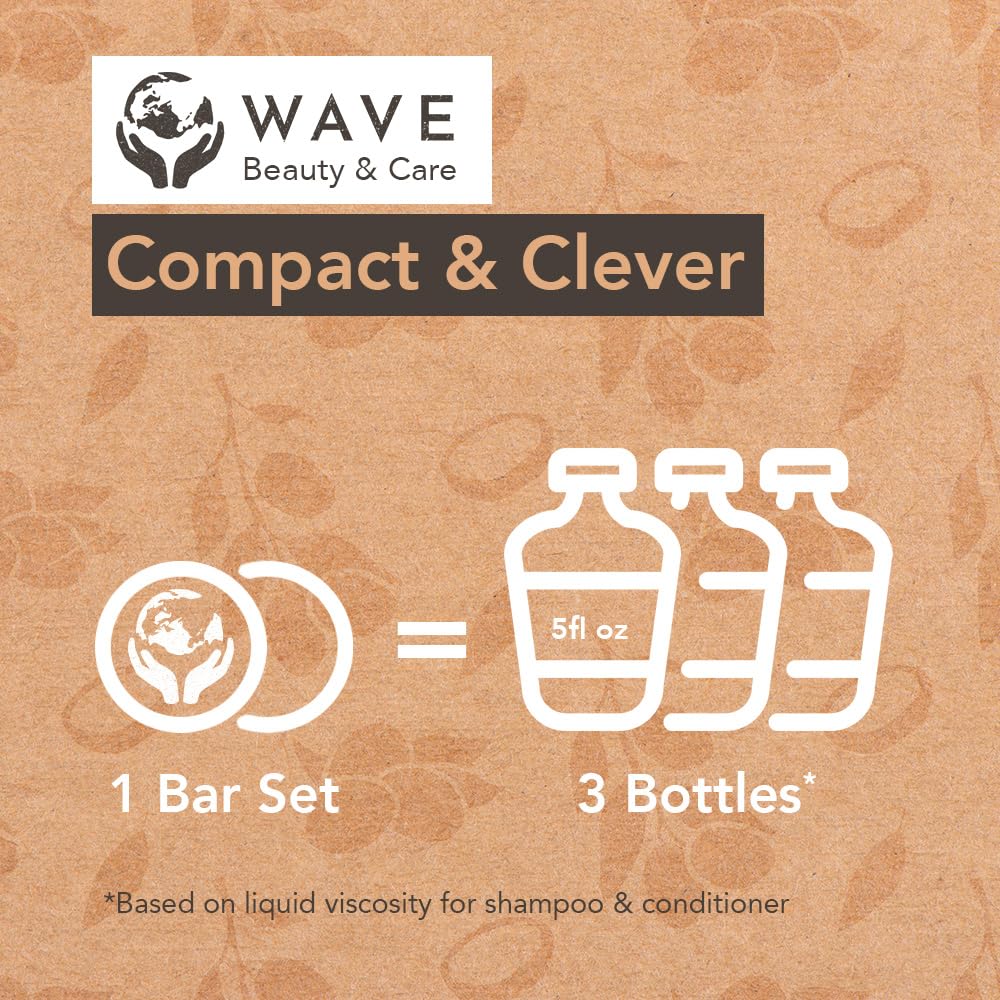 Thumbnail 3 de Argan Oil Solid Shampoo & Conditioner Bar Set (Sulfate-Free, Vegan, Travel-Friendly)