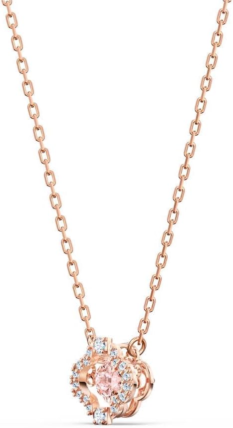 Thumbnail 6 de Swarovski Necklace and Earring Set, Rose-Gold Tone Plated