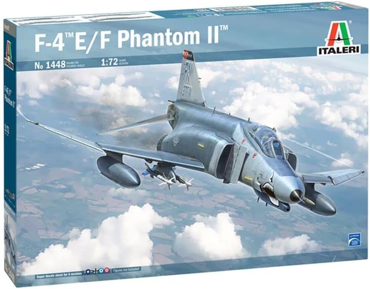 Detalle de Italeri 1448S 1:72 F-4E/F Phantom II – plastikowy model do sklejania