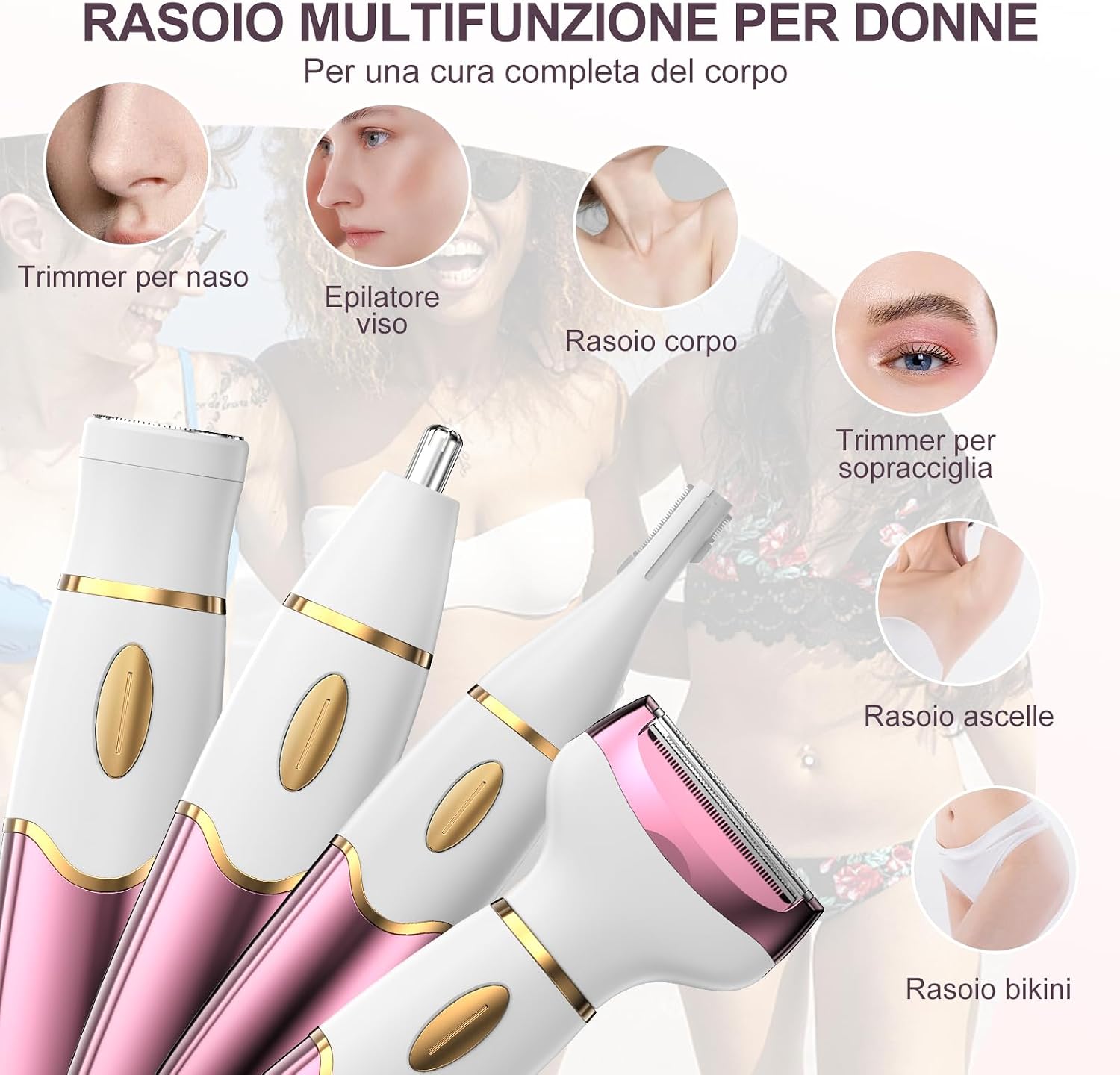Detalle 2 de Koeutoze Rasoio 4 in 1 donna