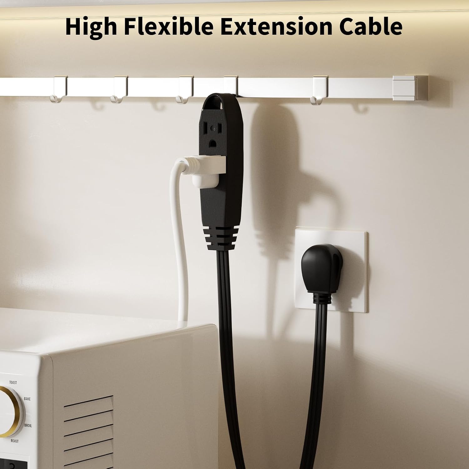 Thumbnail 4 de K KASONIC FL-110B 12-Foot Grounded 3-Outlet Extension Cord, 2-Pack