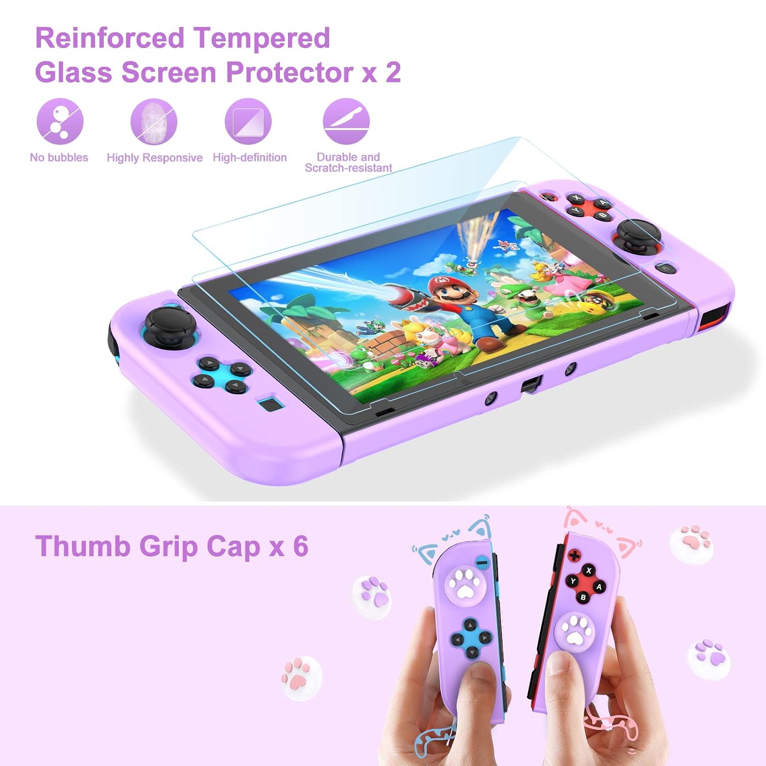Thumbnail 4 de Younik Switch Accessories 17-in-1 Purple