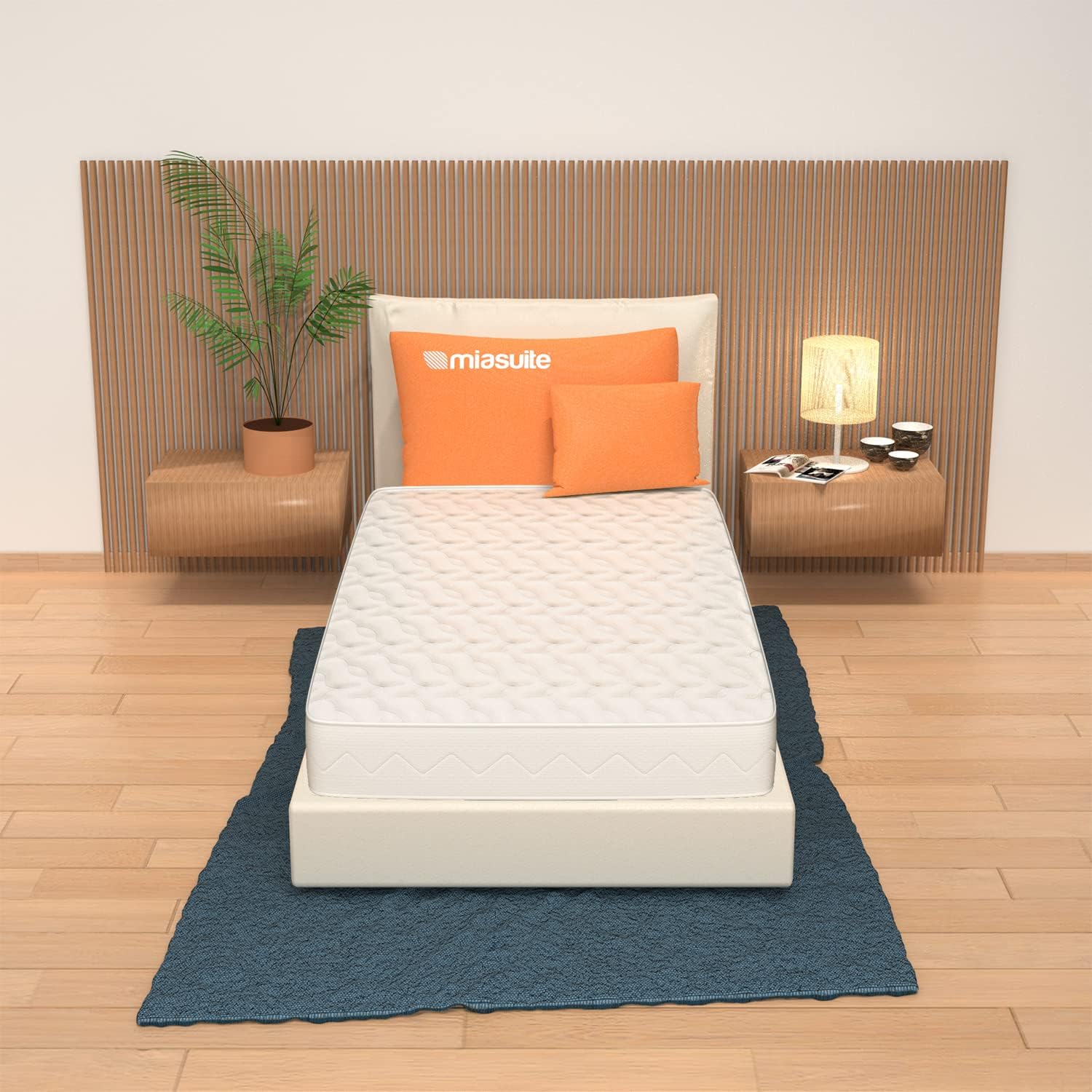 Detalle 2 de MiaSuite Materasso Memory Foam Singolo 90x200 cm – Ortopedico e traspirante, alto 17 cm, Made in Italy