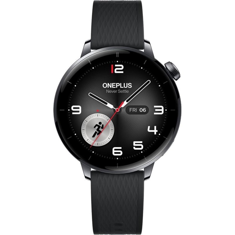 Detalle de OnePlus Watch 3 GPS NFC 43mm – Negro: autonomía, precisión y resistencia para tu día a día