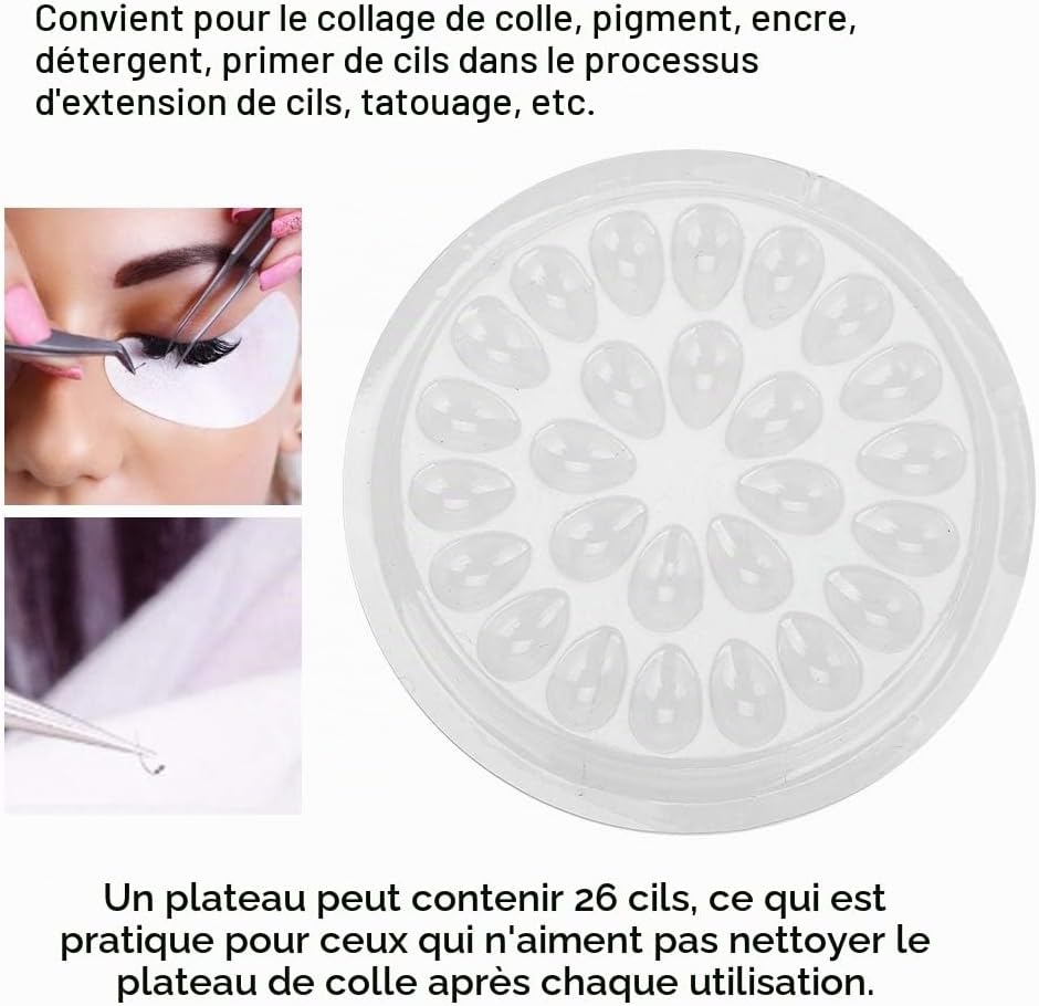 Thumbnail 1 de Brrnoo wimperlijmhouder van transparant pvc voor wimperextensions
