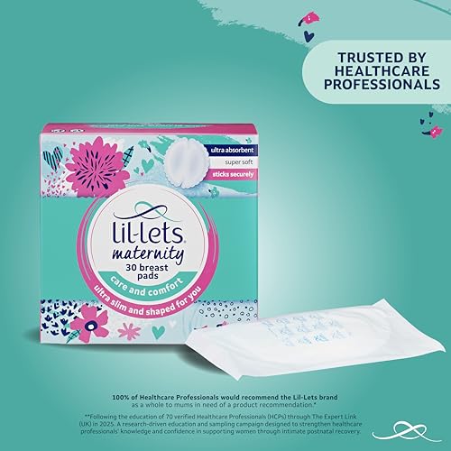 Thumbnail 7 de Lil-Lets Maternity Breast Pads, 120 Count (4 x 30) – Ultra Slim, Disposable Nursing Pads for Breastfeeding Mums