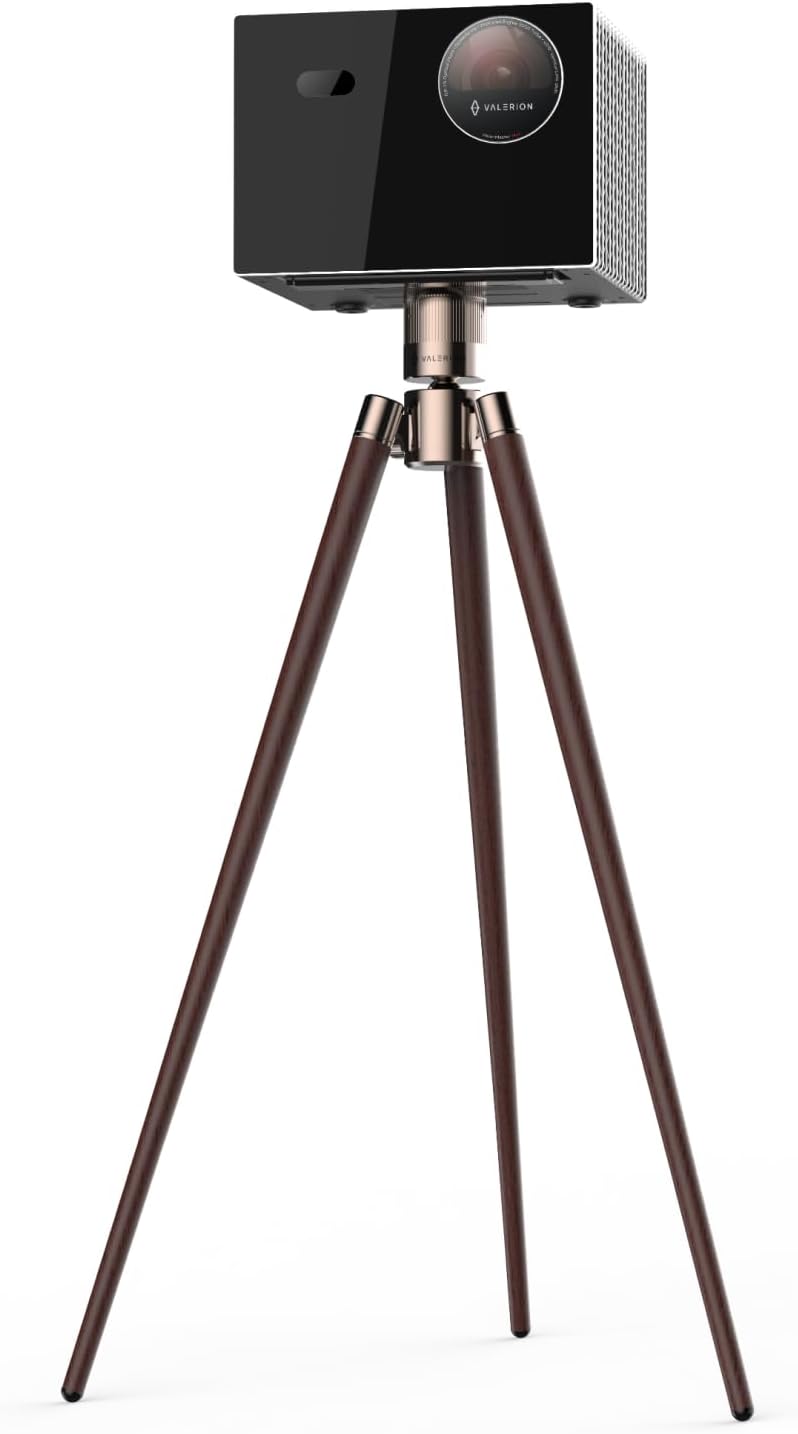 Thumbnail 1 de Valerion Walnut Tripod Stand for VisionMaster and StreamMaster Laser Projectors
