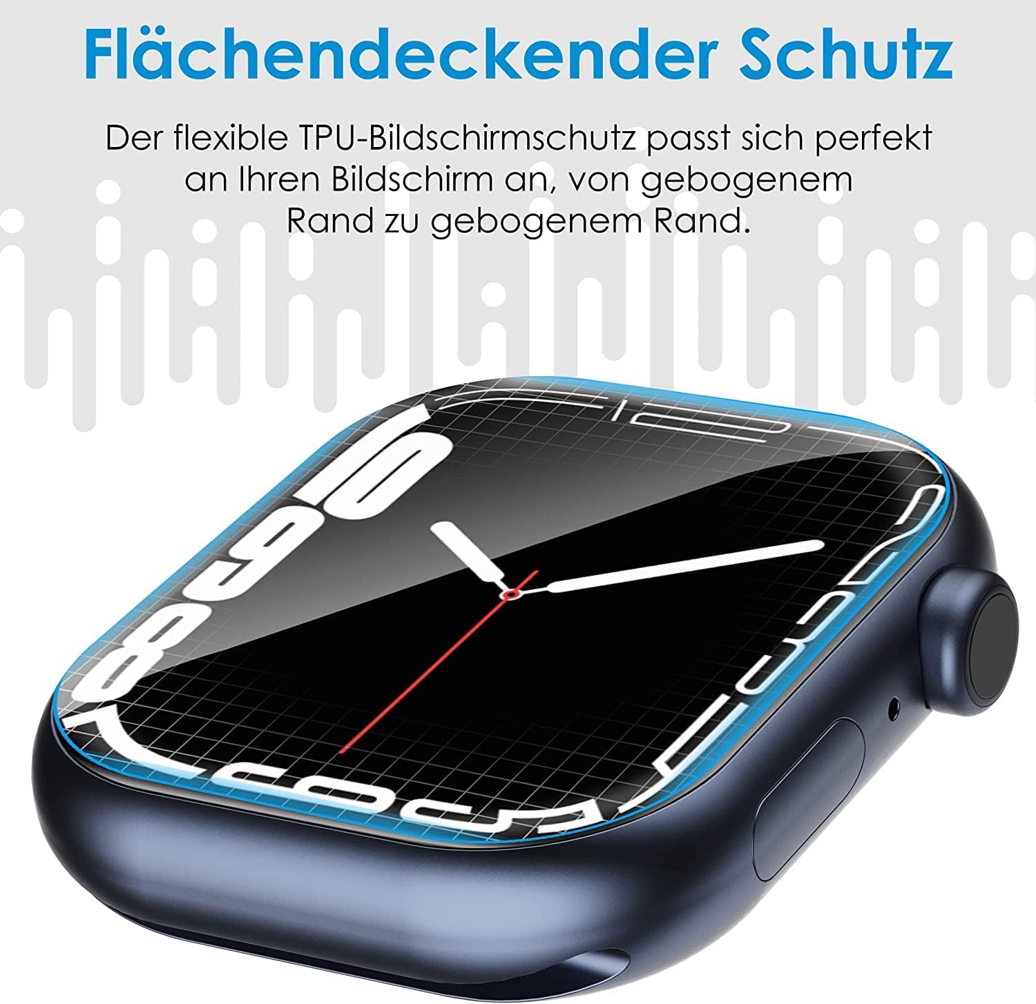 Thumbnail 2 de UniqueMe 44mm Schutzfolie Apple Watch
