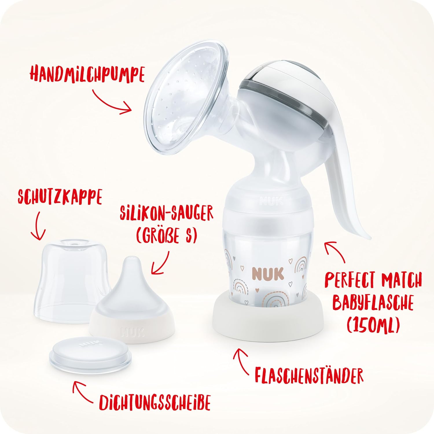 Thumbnail 5 de NUK Handmilchpumpe 150 ml