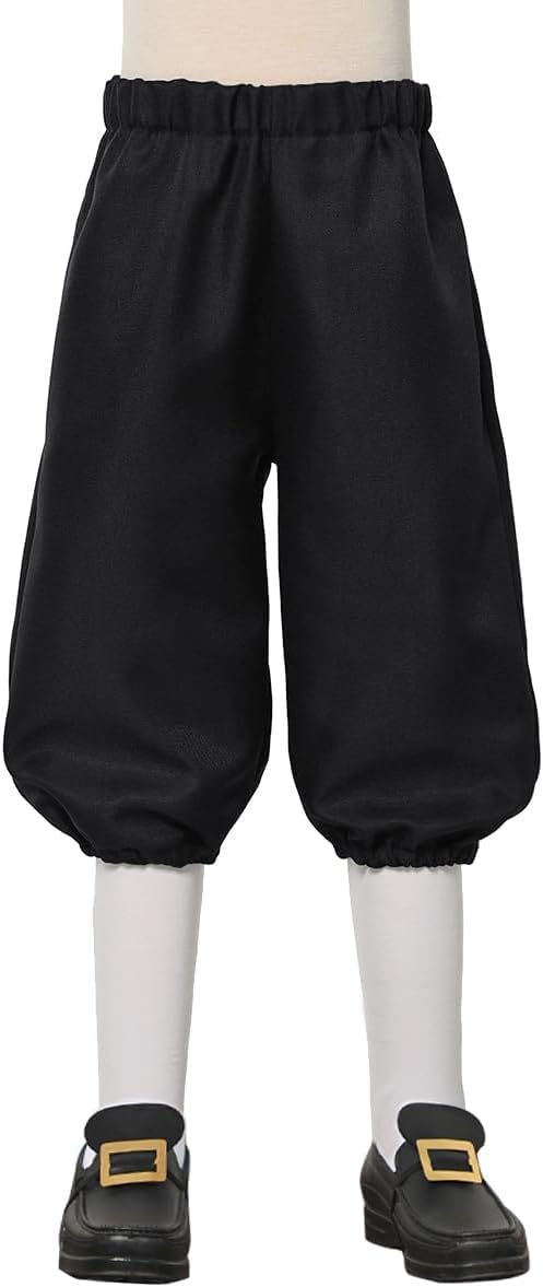 Detalle 1 de ANDHOM Boys' Colonial Costume Set with Knicker Pants