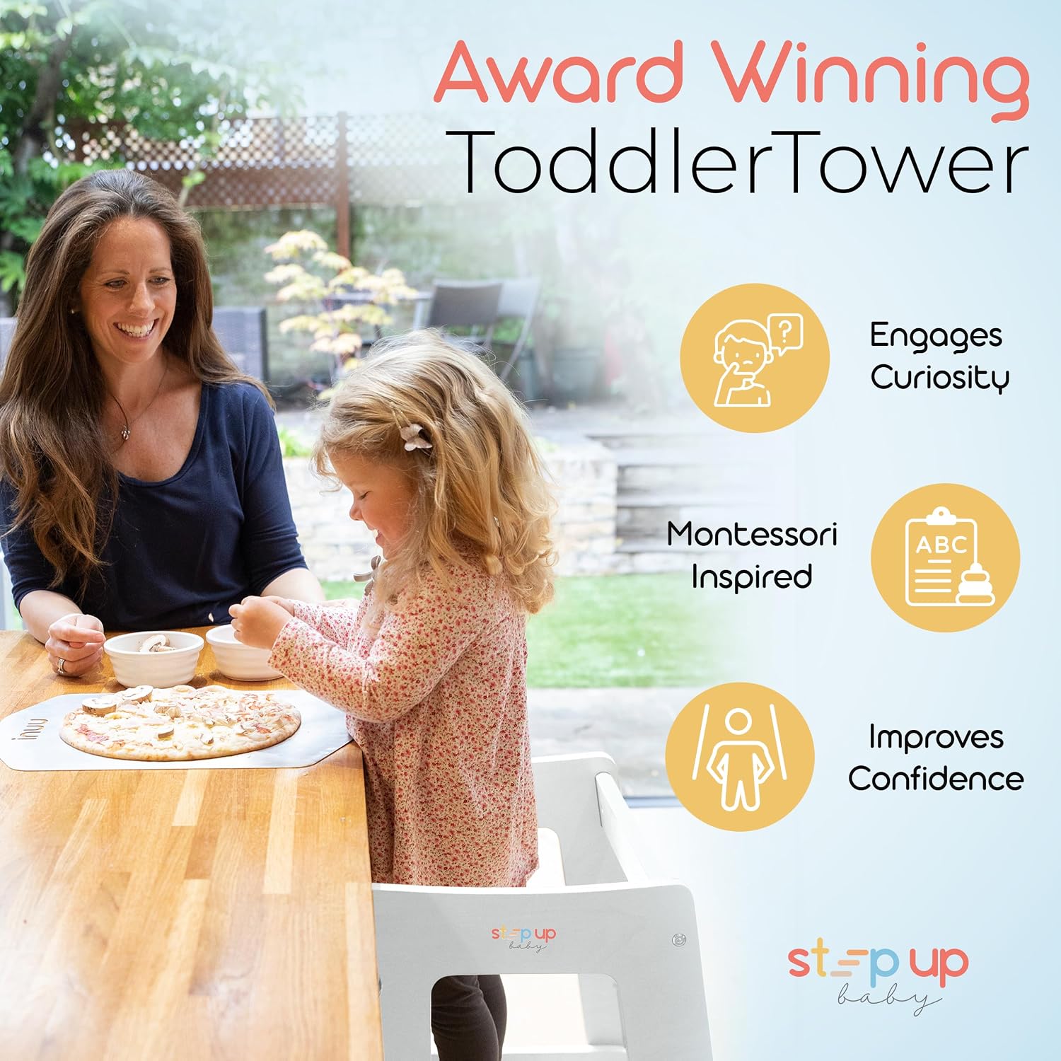 Thumbnail 6 de Stepup Baby Toddler Tower adjustable for 18 months