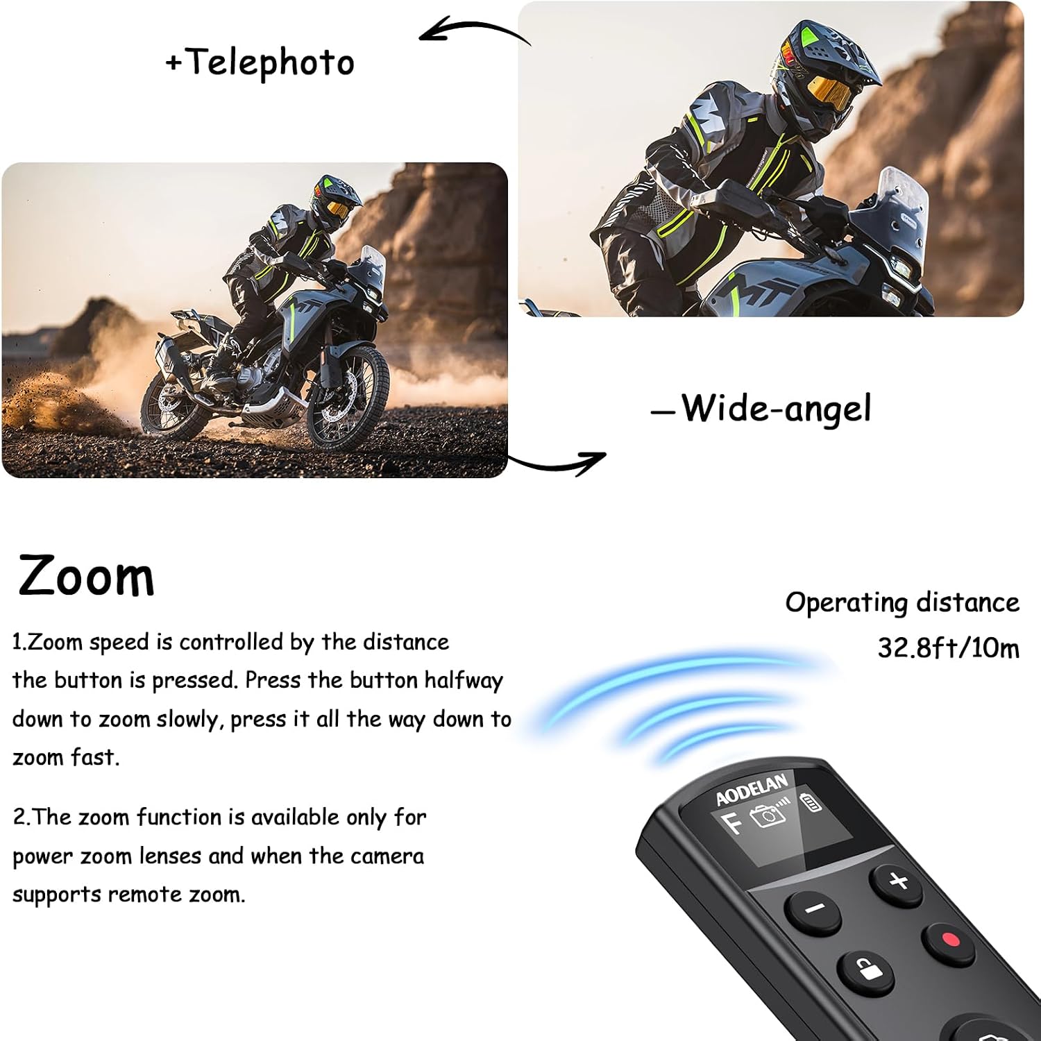 Thumbnail 4 de AODELAN Wireless Remote Shutter Release for Fujifilm Cameras
