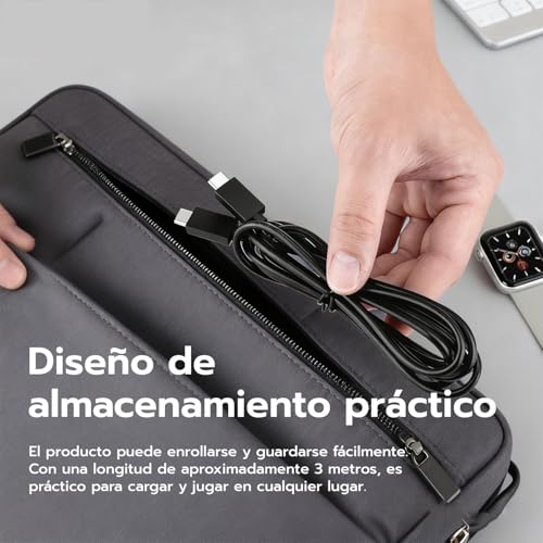 Thumbnail 4 de Tolesum Cable de carga USB-C a USB-C para PS5 y Xbox (3 m) – compatible con DualSense