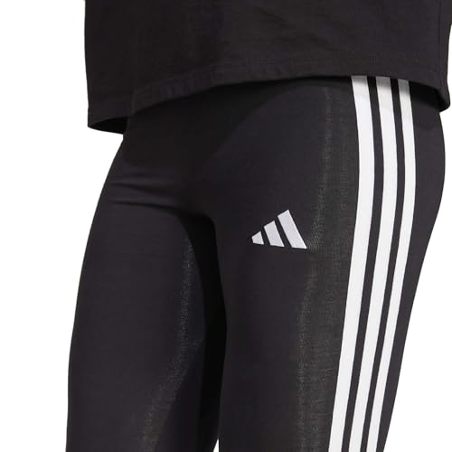 Thumbnail 5 de adidas Mujer Essentials 3-Stripes Cotton Leggings Tights – Black/White, Talla L