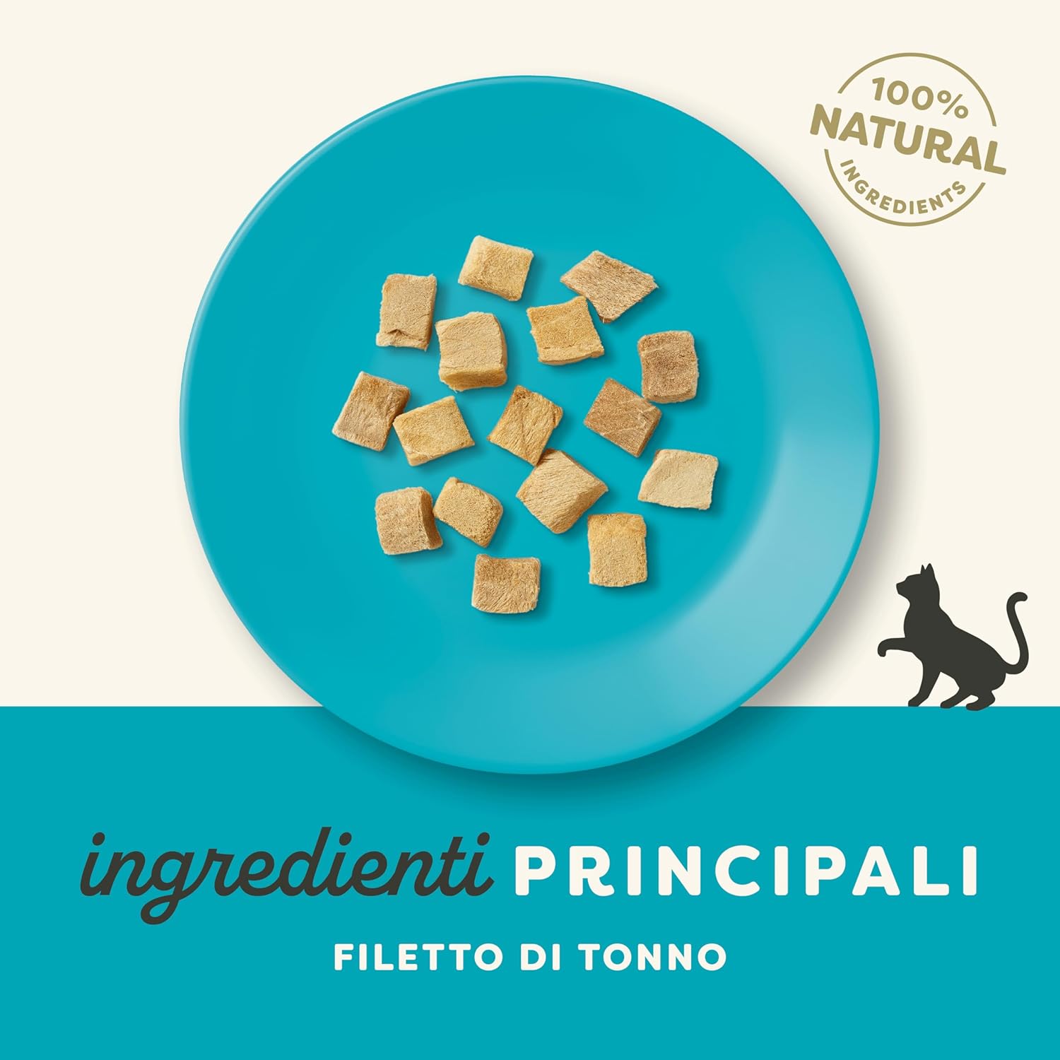 Detalle de Applaws Snack Naturali al 100% per Gatti – Filetto di Tonno Liofilizzato, Confezione da 12 x 10g