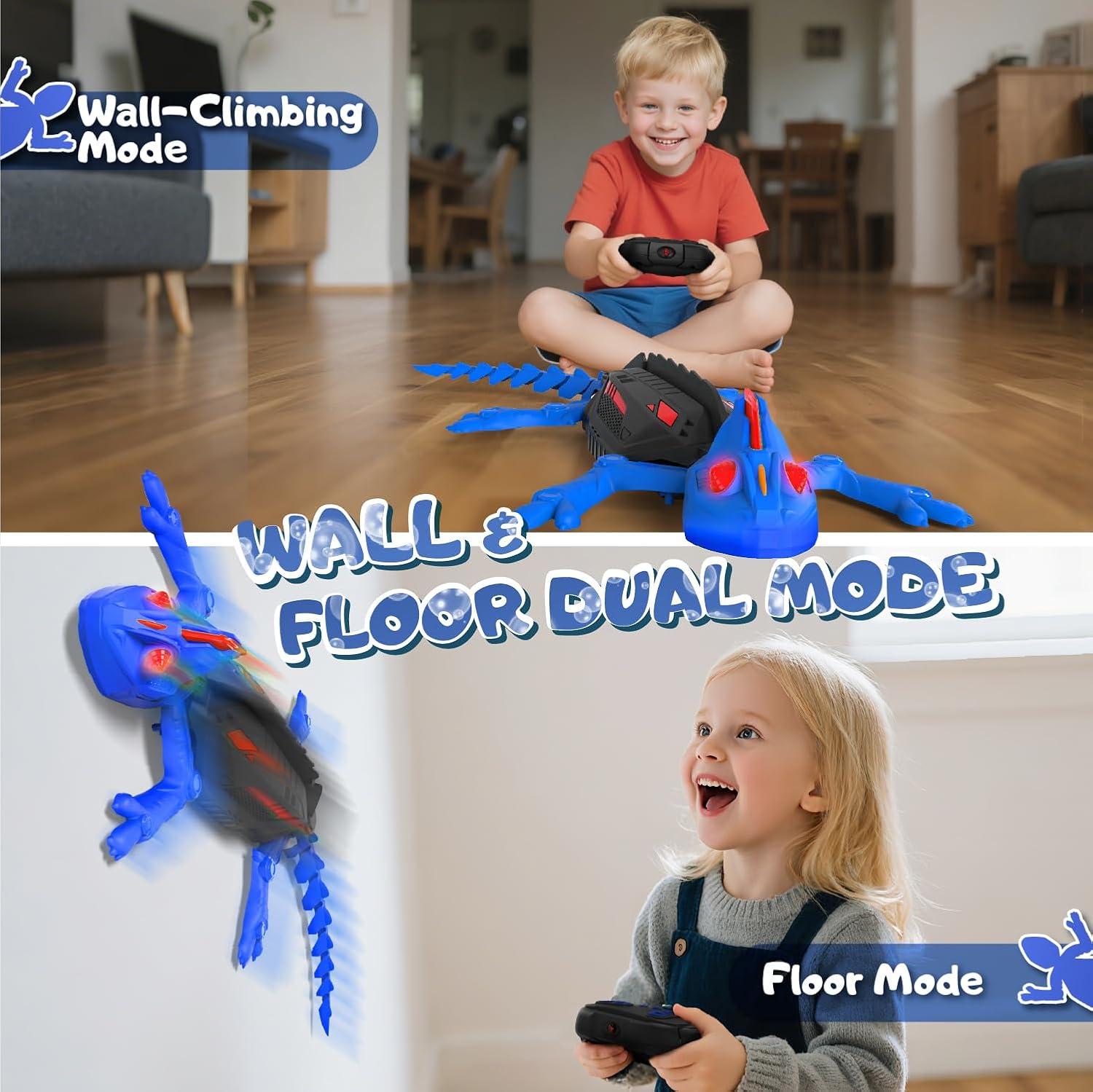 Detalle 2 de Wall Climbing Gecko Rechargeable Wall Crawler