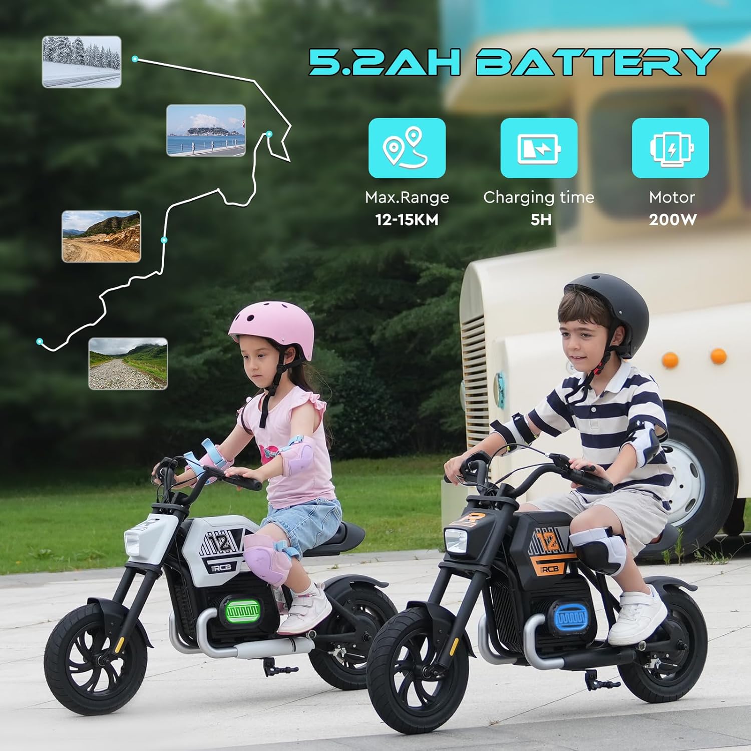 Thumbnail 3 de RCB R9 Moto Eléctrica Niños 200W 25 km/h