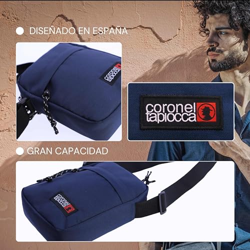 Thumbnail 4 de Bandolera Coronel Tapiocca para Hombre: bolsa bandolera en lona resistente