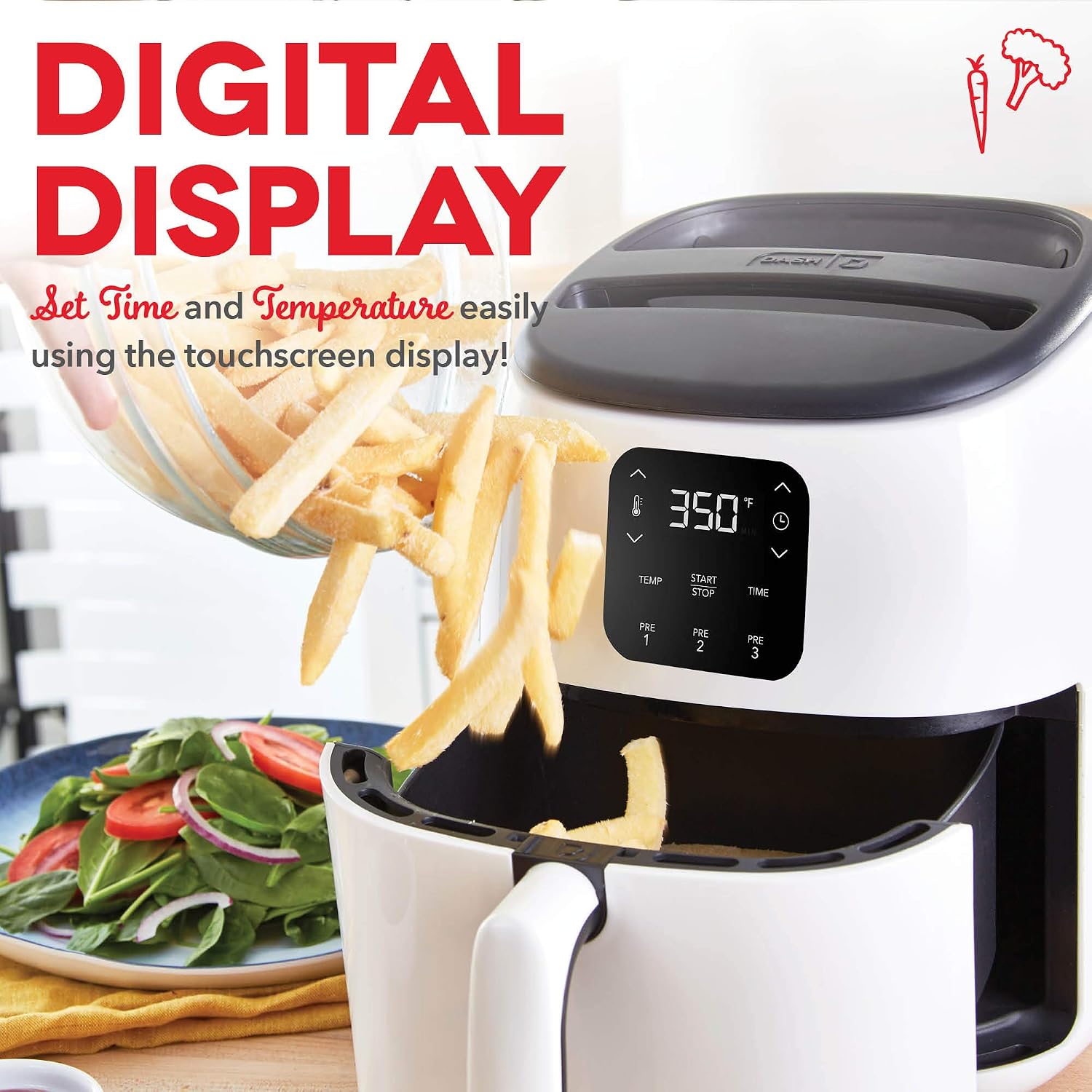 Thumbnail 3 de Dash Air Fryer, 2.6 Quart