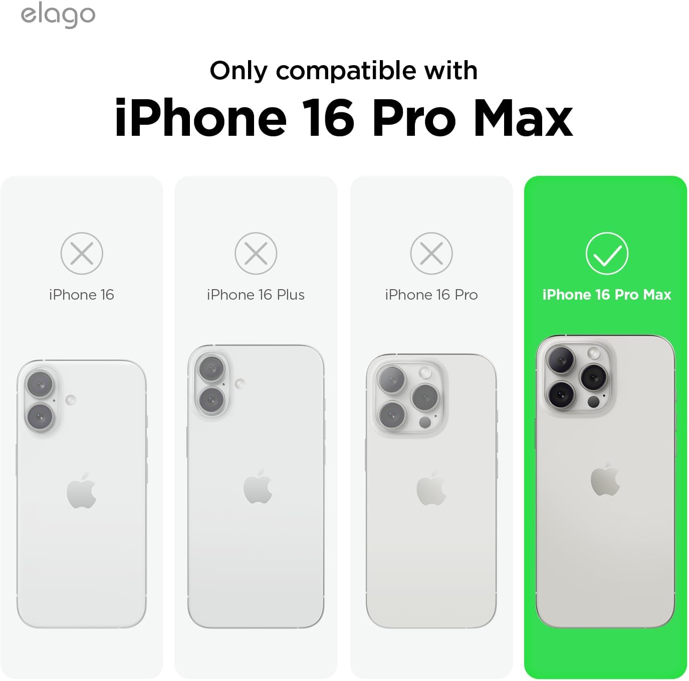 Thumbnail 1 de elago Cover Magnetica in Silicone per iPhone 16 Pro Max da 6,9 pollici, MagSafe compatibile (Menta Fredda)