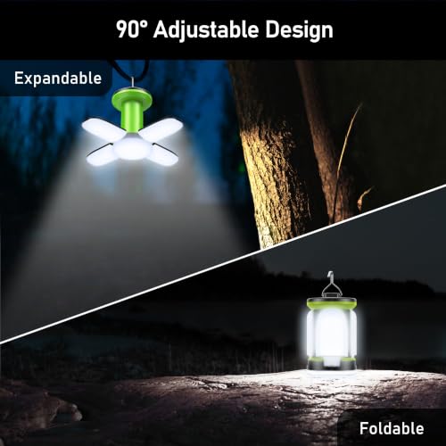 Detalle de Blukar Lampe Camping Rechargeable : lampe latérale pliable et lanterne 360°