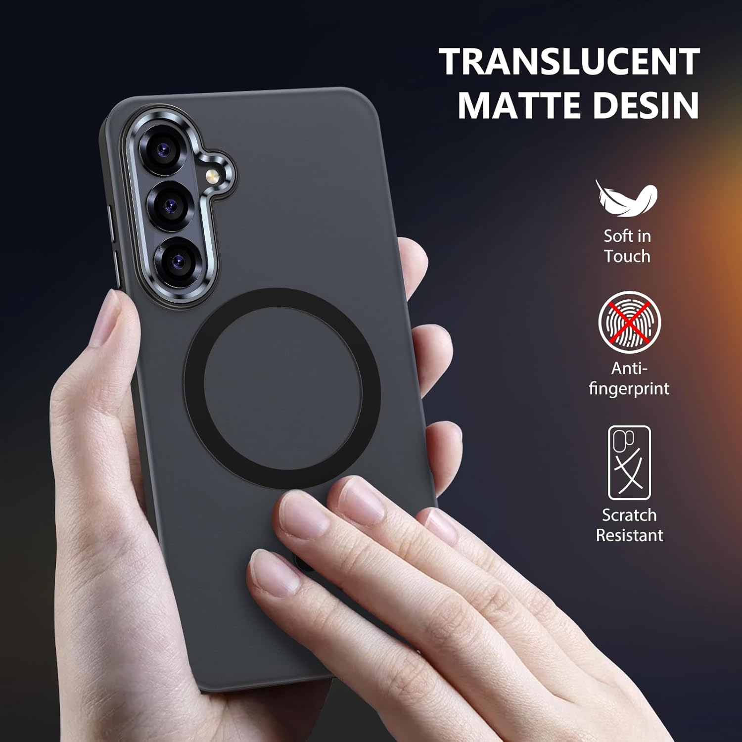 Thumbnail 4 de MATEPROX Magnetic Case for Samsung Galaxy S26 Plus with Screen Protector and MagSafe Compatibility