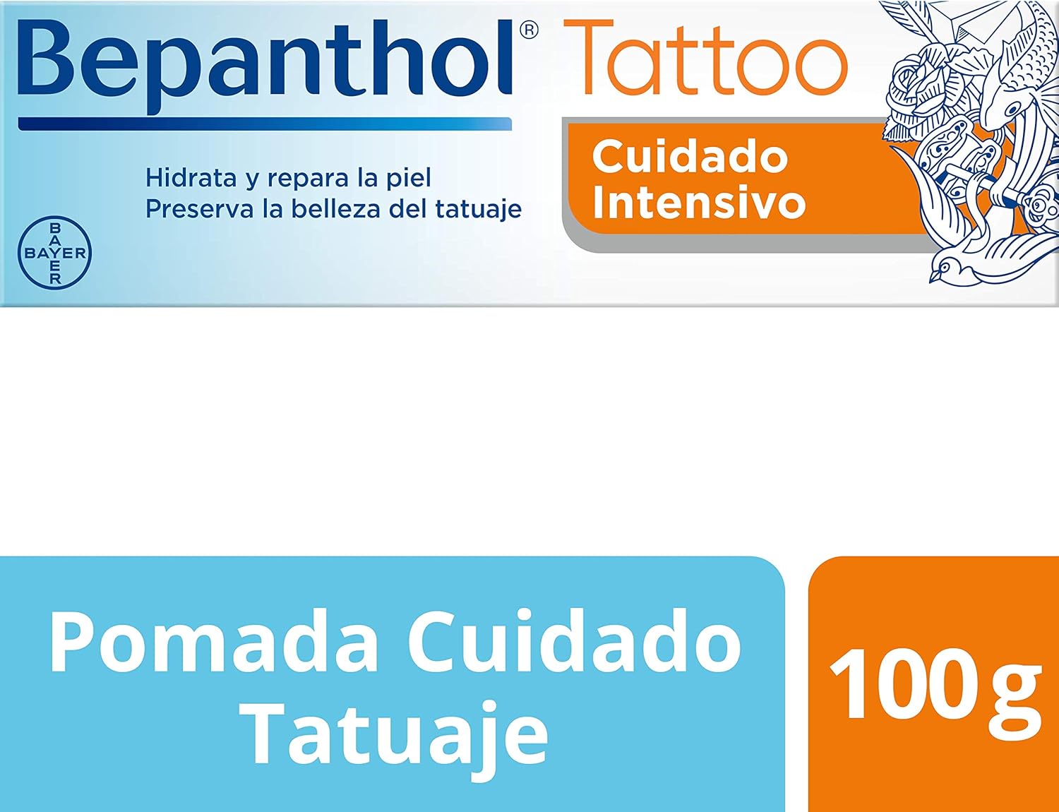 Detalle 2 de BEPANTHOL Crema para tatuajes 100 g