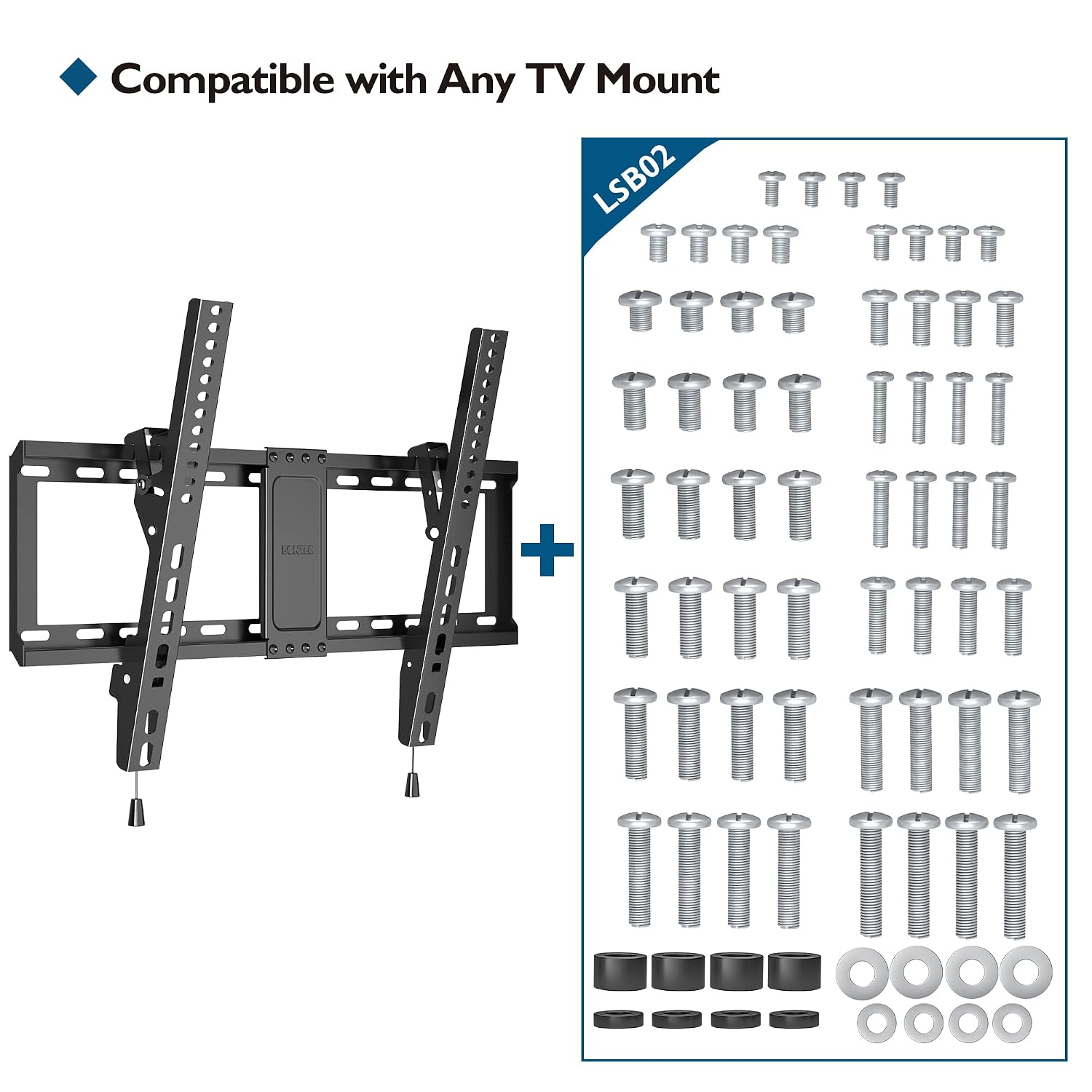 Detalle de BONTEC Universal TV Mounting Hardware Kit 80